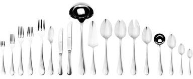 Mepra Brescia Flatware Set - 151 Pieces - Stainless Steel