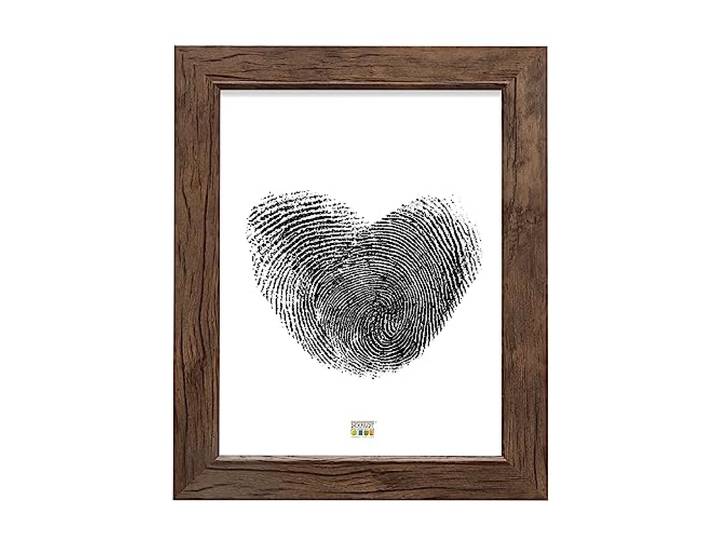 Fotolijst grootte (foto): 45 cm H x 30 cm B, kleur: bruin