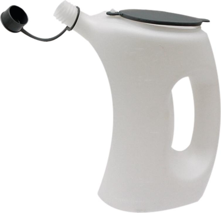Pressol Meetbeker met deksel, 1,2 liter, wit/transparant, polyethyleen
