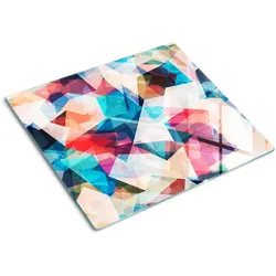 GLASPLATTE 60x52 cm Mosaikabstraktion