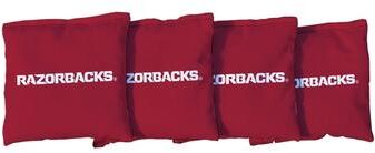 Skip's Garage Arkansas Razorbacks Red Cornhole Bags