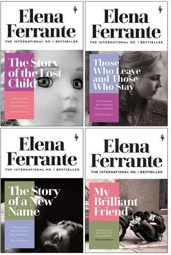 Europa Neapolitan Novels Series Elena Ferrante Collection 4 Books Bundle (My Brilliant Friend, The Story of a New Name, Those Who Leave and Those Who Stay, S