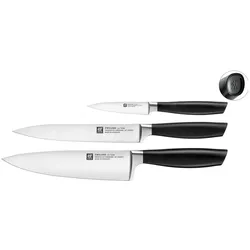 Zwilling All Star Messerset, 3-tlg Kunststoff, Küchenmesser, Schwarz