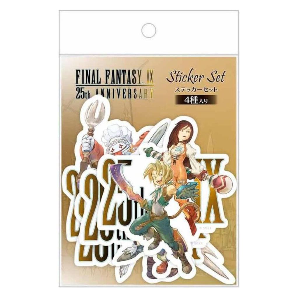 Square Enix Final Fantasy IX Sticker Pack 25th Anniversary (4 Sticker) (SQEXFF09ZZZ44)
