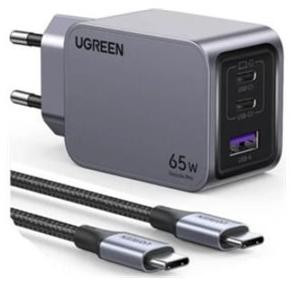 UGREEN Nexode Pro 65W GaN-oplader met USB-C-kabel