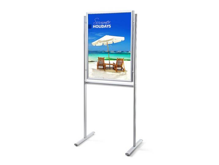 Showdown Displays Standregal Showdown Displays Infoboard Gehrung 700x100mm doppelseitig, 1-tlg.