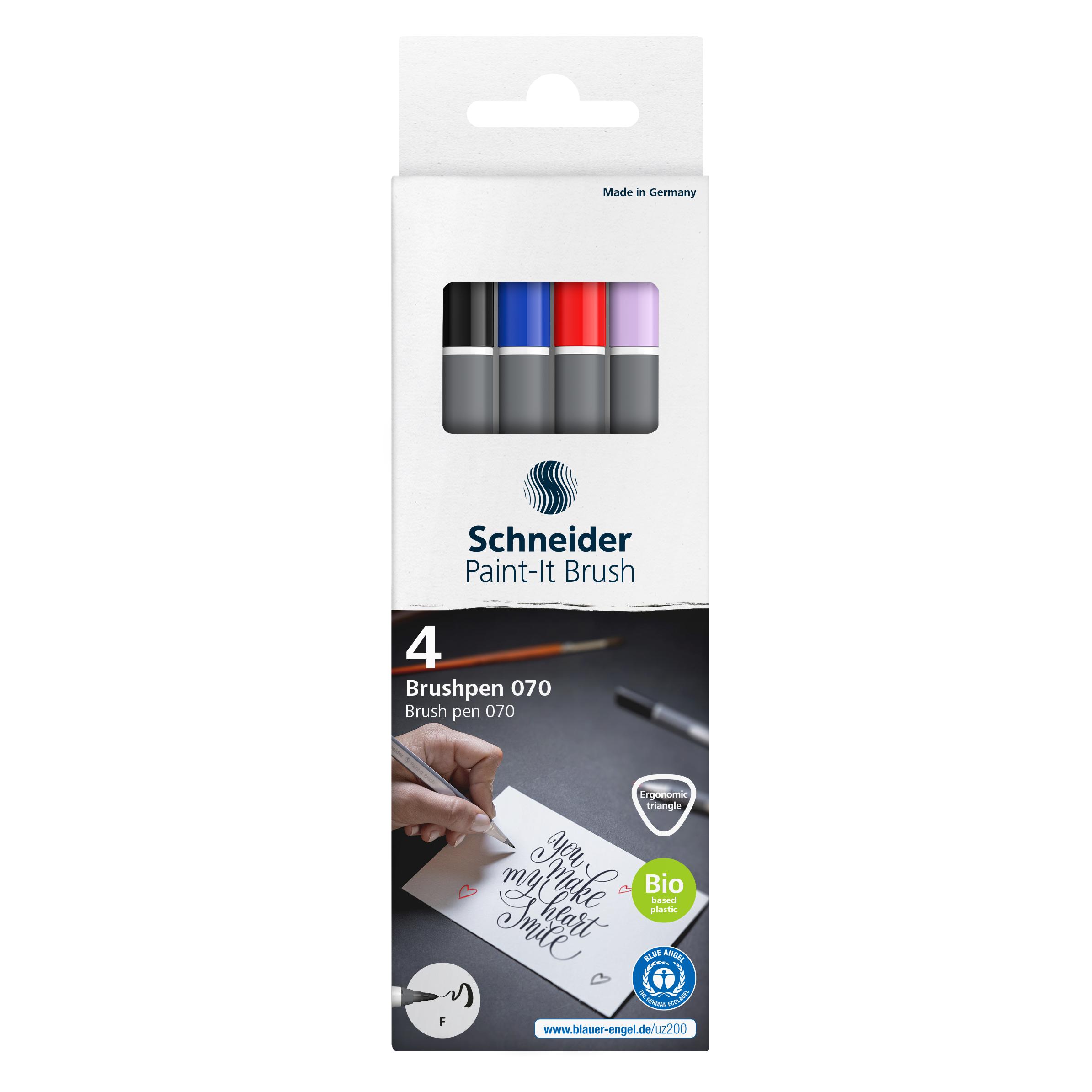Schneider Brushpen Paint-It 070 (4x) (ML07010501)