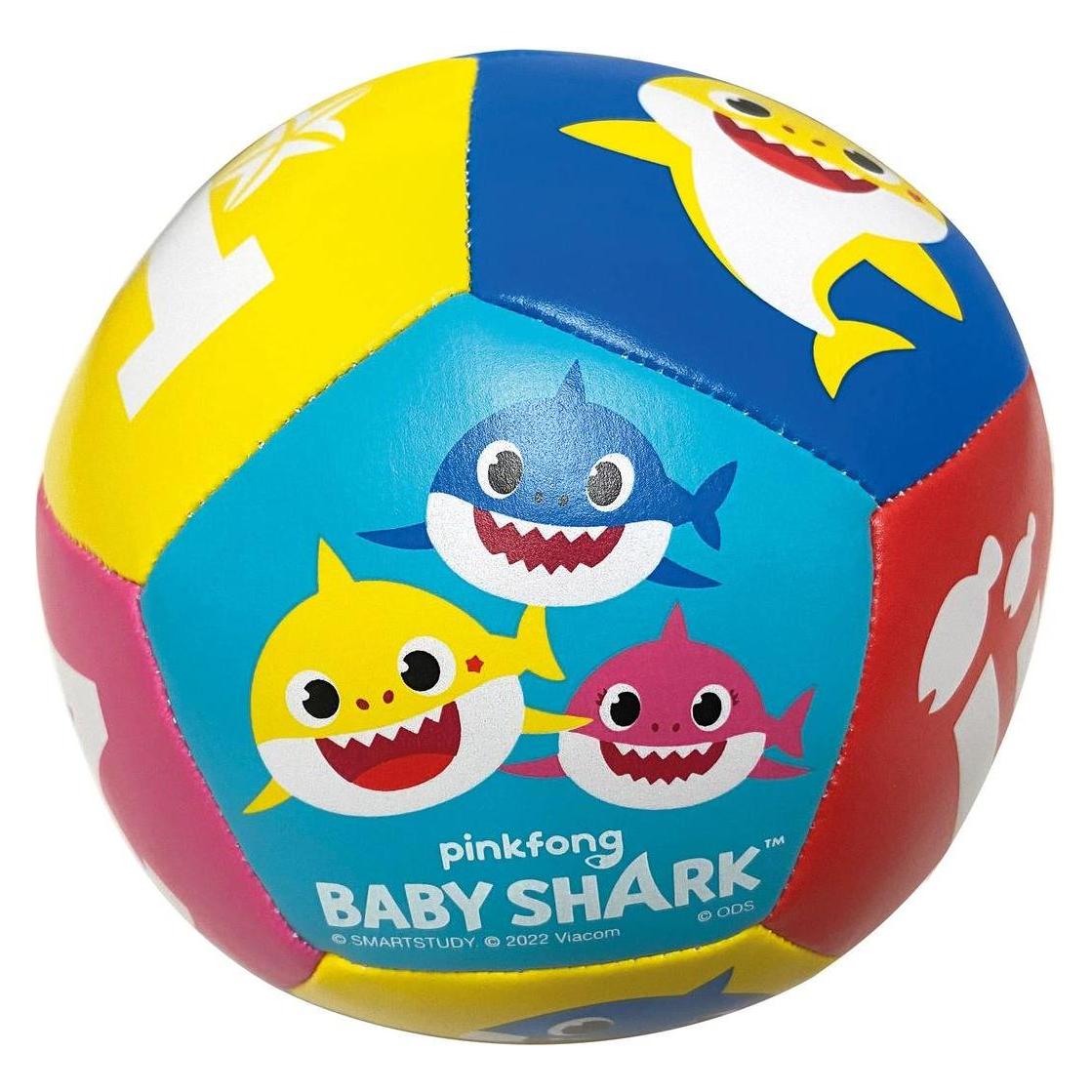 ODS Baby Shark - Baby Ball Ultra Soft 12.7 cm soft ball in eco-leather. Ideal for playing at home. (36934197)