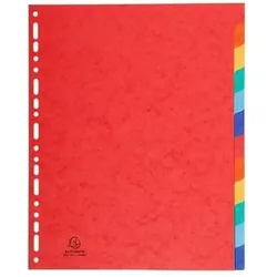 Exacompta, Ordner Zubehör, Distanzstücke Bunt A4+ 12 Blatt (25 Stück)