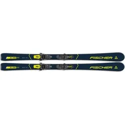 FISCHER Herren Racing Ski RC ONE F17 TPR + RS 10 PR, Größe 160 in Schwarz Schwarz