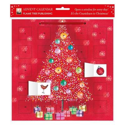 Bauble Tree Advent Calendar (with Stickers)