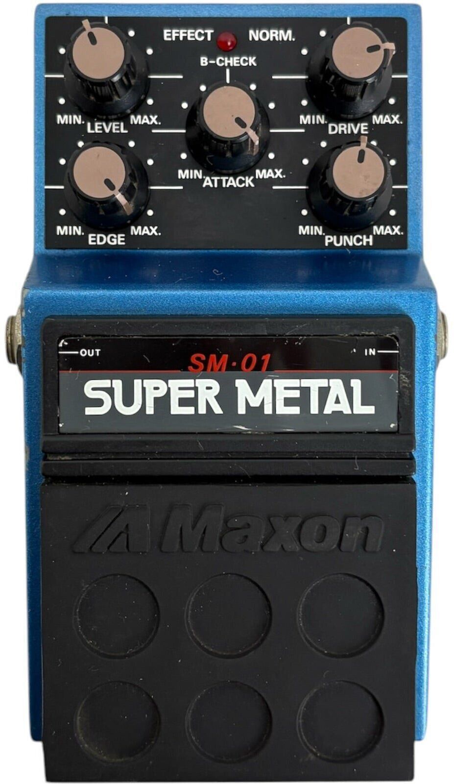 Maxon SM-01 Super Metal Effect Pedal - Vintage Japan   vintage - Refurbished