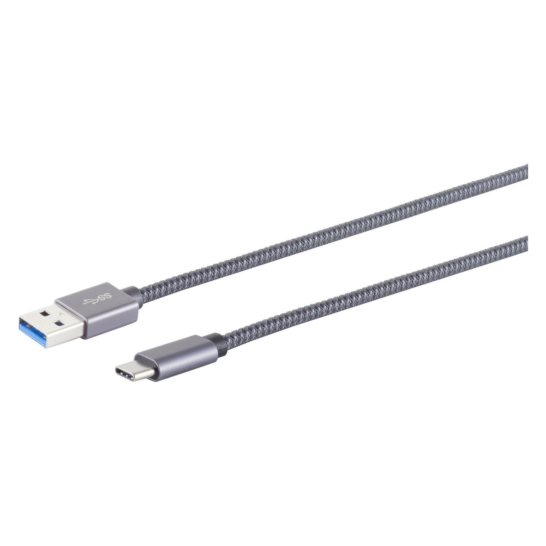 Shiverpeaks S/CONN maximum connectivity USB A-C Kabel--USB-A Adapterkabel, USB-C, 3.2 Gen 2, Pro, 2m (2 m, USB 3.2 Gen 2) (13-38030)