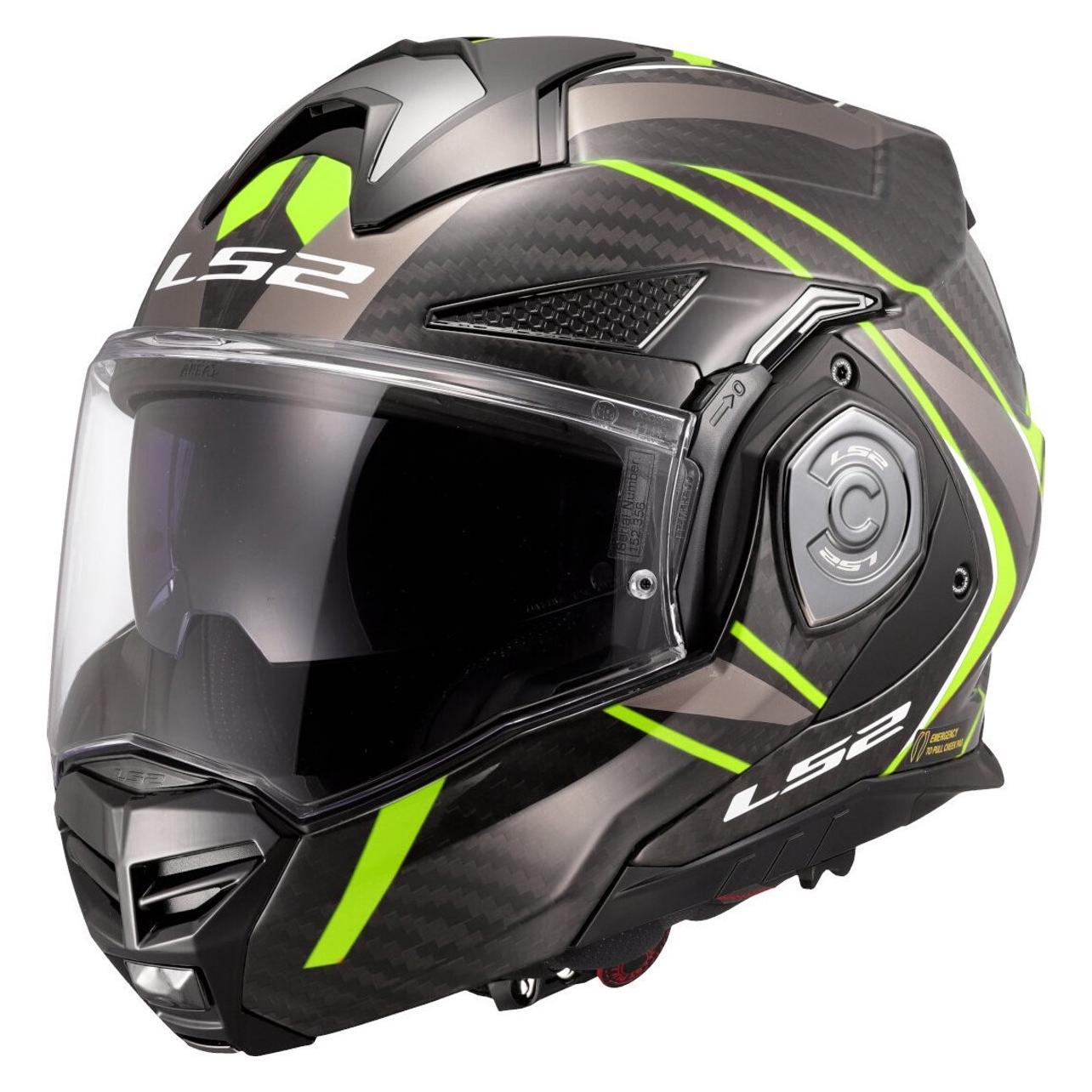 LS2 Modulares Motorradhelm (L, 59 - 60 cm) (569015654)