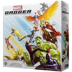 FFG Gioco da Tavolo di Strategia Cooperativa Supereroi Marvel DAGER (Spanisch, 1 - 5 Spieler)