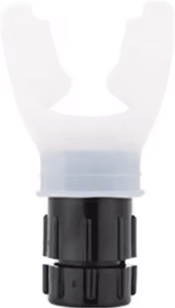 Inspire Essentials BreatheFlex Lung Breathing Exercise Device Adjustable Resistance Trainer white
