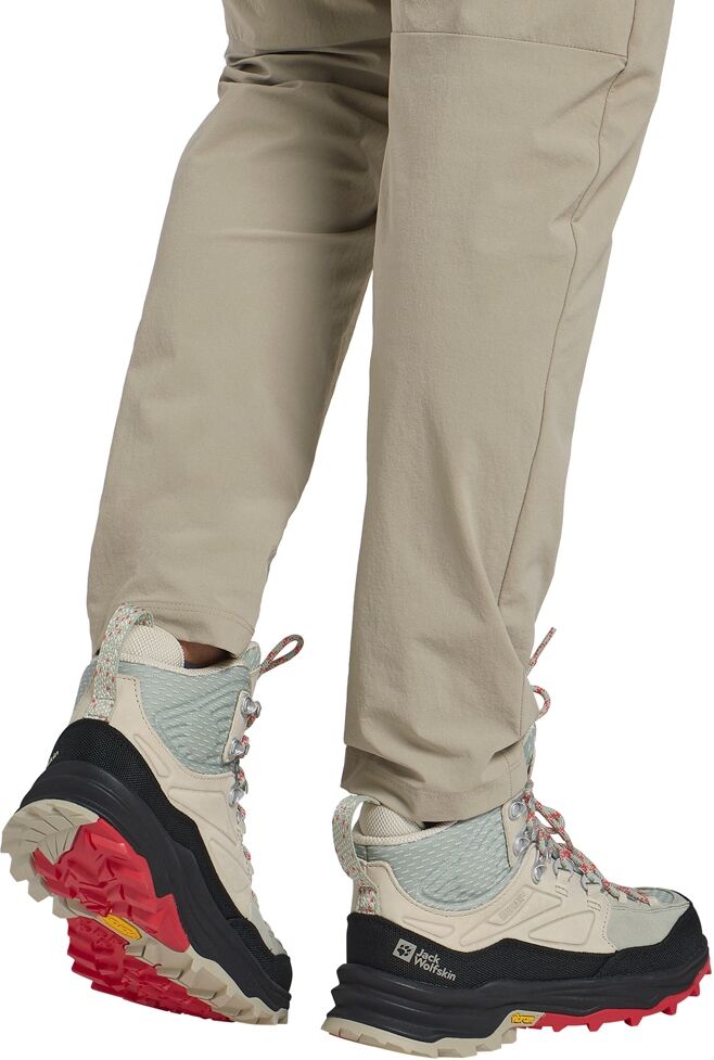 Wanderschuh JACK WOLFSKIN "CYROX TEXAPORE MID W", Damen, Gr. UK5-EU38, atmungsaktiv, Normalschaft, grün (mint, leaf), Obermaterial: Synthetik. Obermaterial 2: Textilmaterial. Futter: Polyester, Schuhe Wanderschuh mint, leaf UK5-EU38, atmungsaktiv, Normals