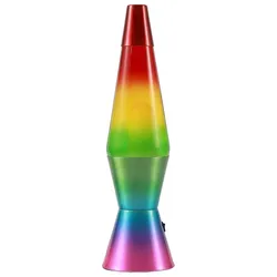 Total Juggling, Nachtlicht, iTotal - Spaceship LED Lava Lamp - Rainbow (XL3320)
