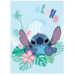 Disney Lilo & Stitch Wohndecke 110×150 cm – Flauschige Kuscheldecke