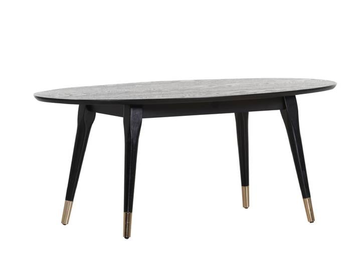 Couchtisch CHESTER Rubberwood schwarz