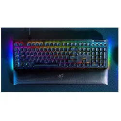 Razer Klawiatura BlackWidow V4 Green (RZ03-04690100-R3M1) (US, Kabelgebunden), Tastatur, Schwarz