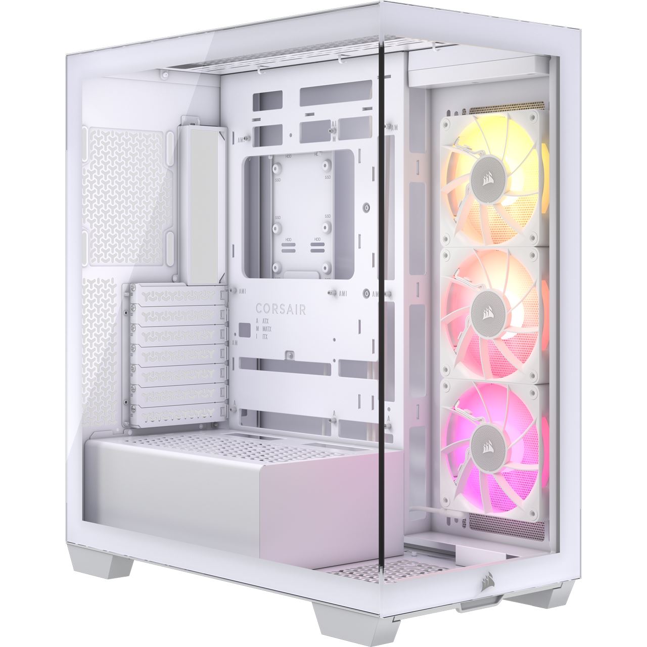 Corsair iCue 3500X RGB Midi Tower ohne Netzteil weiss
