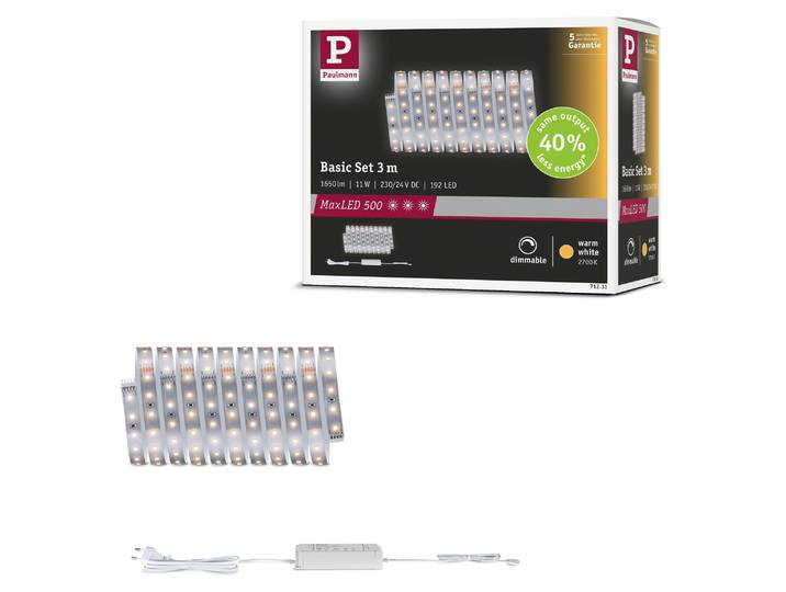 Paulmann MaxLED 500 LED Strip Warmweiß Basisset
