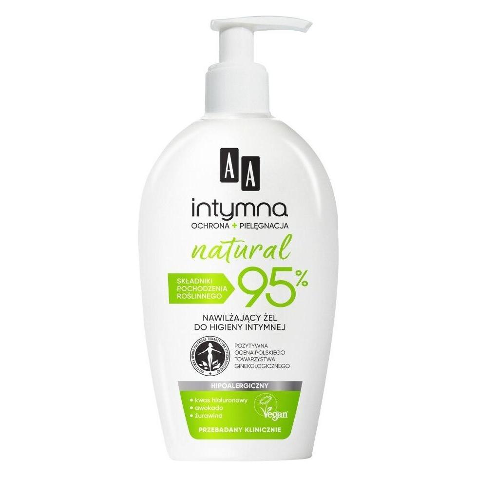 Oceanic Aa - Intimate Protection + Natural 95% Moisturizing Gel For Intimate Hygiene 300Ml (Intimgel, 300 ml) (5900116062808)