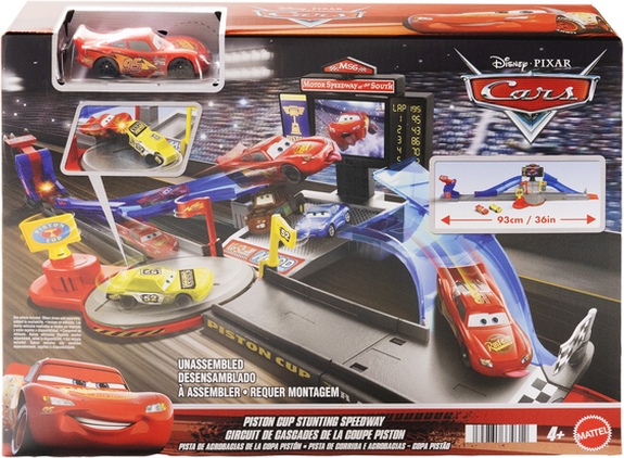 Mattel Disney Pixar Cars Piston Cup Stunting Speedway Playset for Kids Aged 4 and Over
