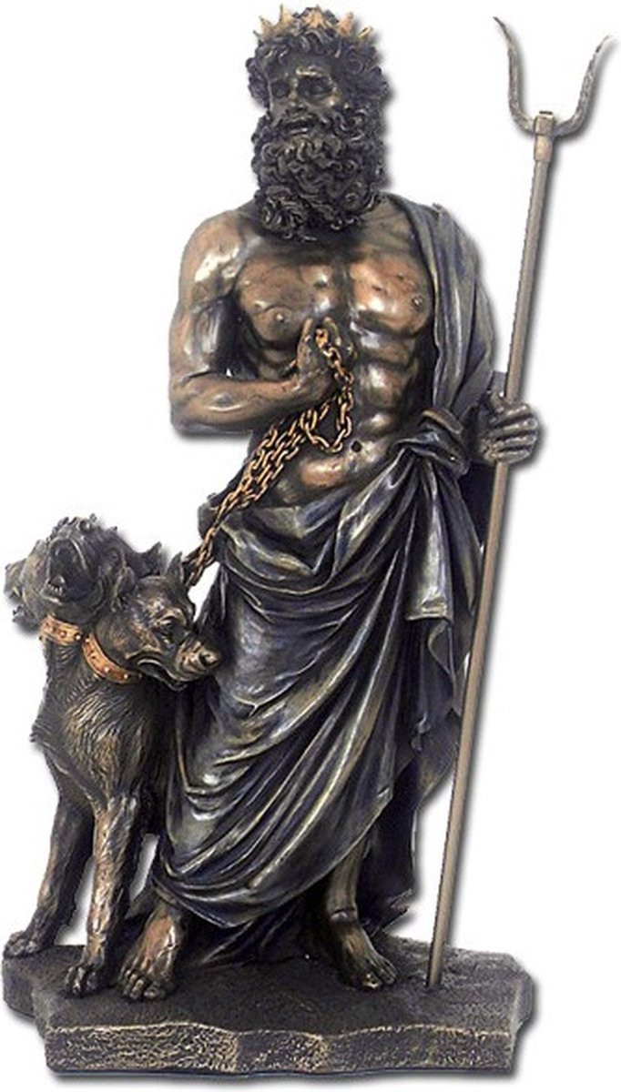 MadDeco Beeld Hades Pluto God van de onderwereld, Hoogte: 28 cm