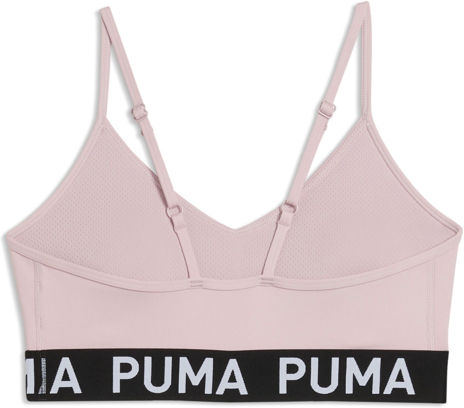 Sport-BH PUMA "MOVE STRONG BRA - LOW", Damen, Gr. S, N-Gr, rosa (misty pink), Interlock, Obermaterial: 85% Polyester, 15% Elasthan, schmal, BHs Sport-BH, mit verstellbaren Trägern, mit herausnehmbaren Polstern misty pink S, N-Gr