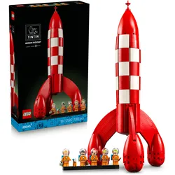 LEGO Ideas 21367 Die Mondrakete von Tintin, Modellbau für Erwachsene