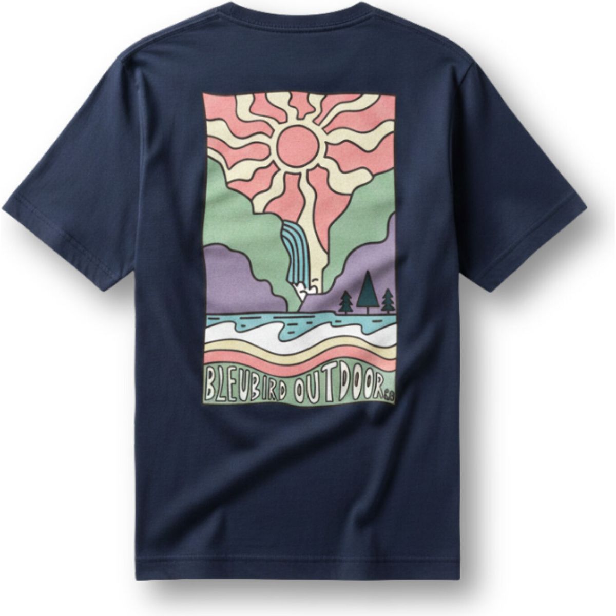 Bleubird Canyon Tee - Navy navy XXL TEE-CAN-NAVY-2XL