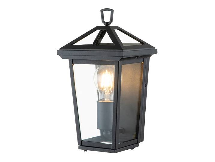 Wandleuchte Alford Place Typ C 17 x 30 x 14cm Schwarz/Schwarz