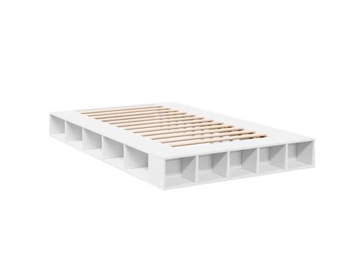 vidaXL Bettgestell Weiß 120x200 cm Holzwerkstoff