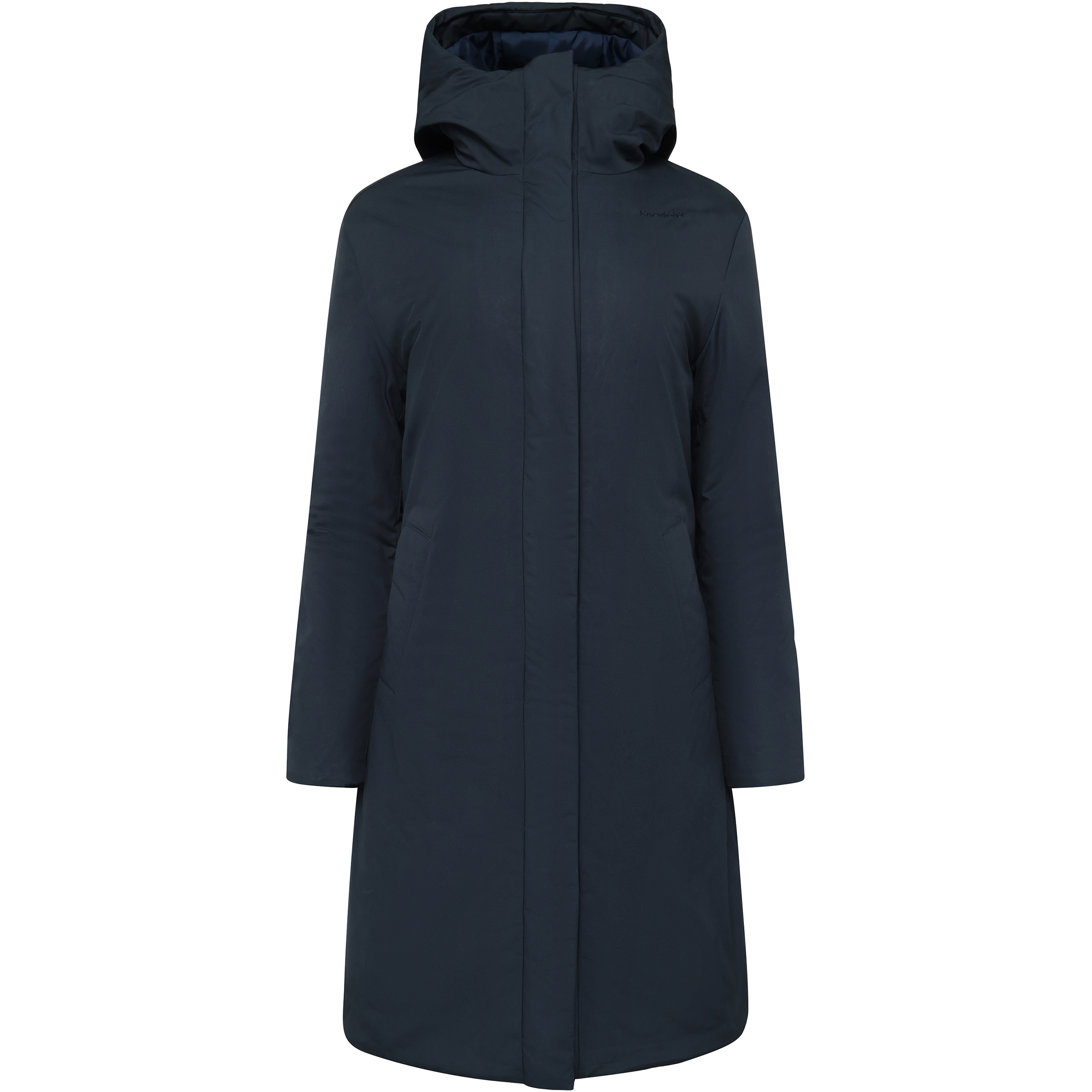 KnowledgeCotton Apparel Vent 200 Insulated Parka Damen Winterjacke blau Größe XS Lifestyle Winddicht Wasserabweisend