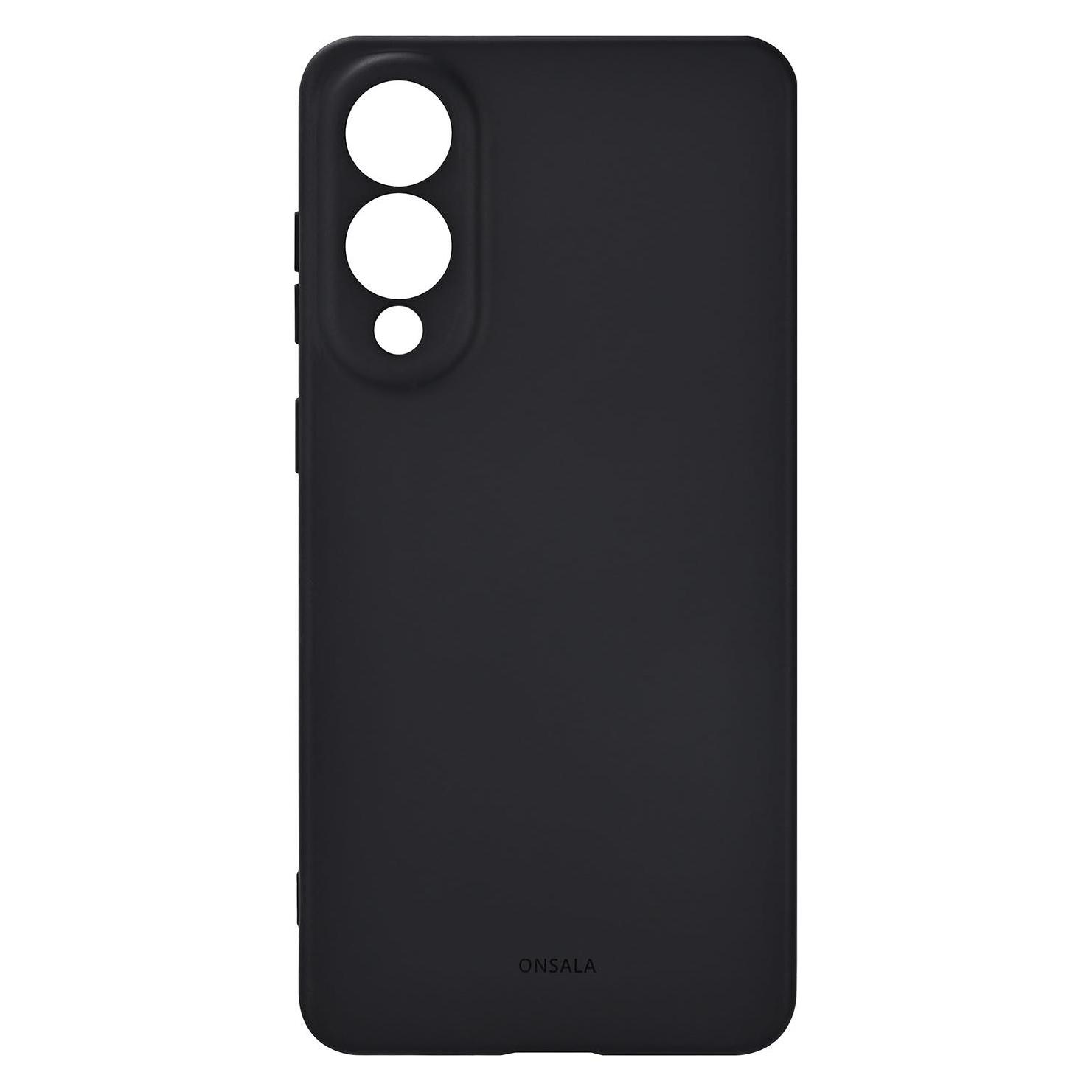 Onsala Rückseite Silikon Touch Recycelt Samsung Galaxy S25 Edge Schwarz (Samsung Galaxy S25 Edge) (664279)