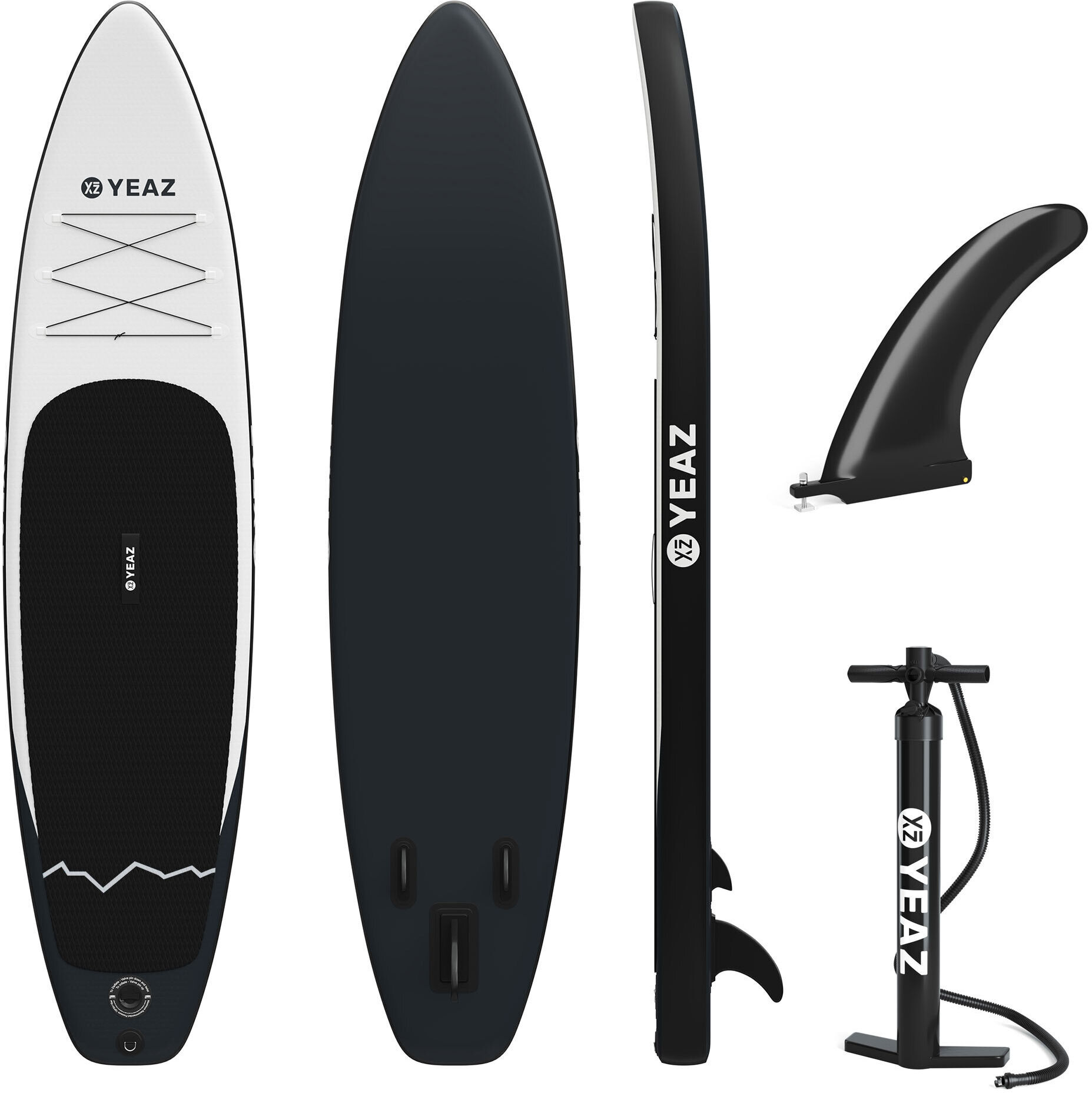 Inflatable SUP-Board YEAZ "SUP Board NALANI - EXOTRACE -", weiß, Wassersportboards, Inflatable SUP-Board