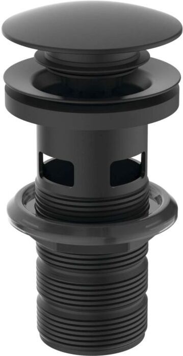 Ideal Standard Open-Ventil E1482XG für Waschtische mit Überlauf, Silk Black