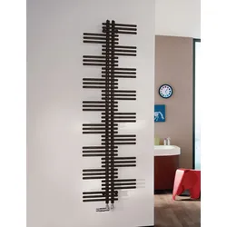 Zehnder Design-Heizkörper Yucca elektrisch, 1797x95x600 mm, Dark Brown