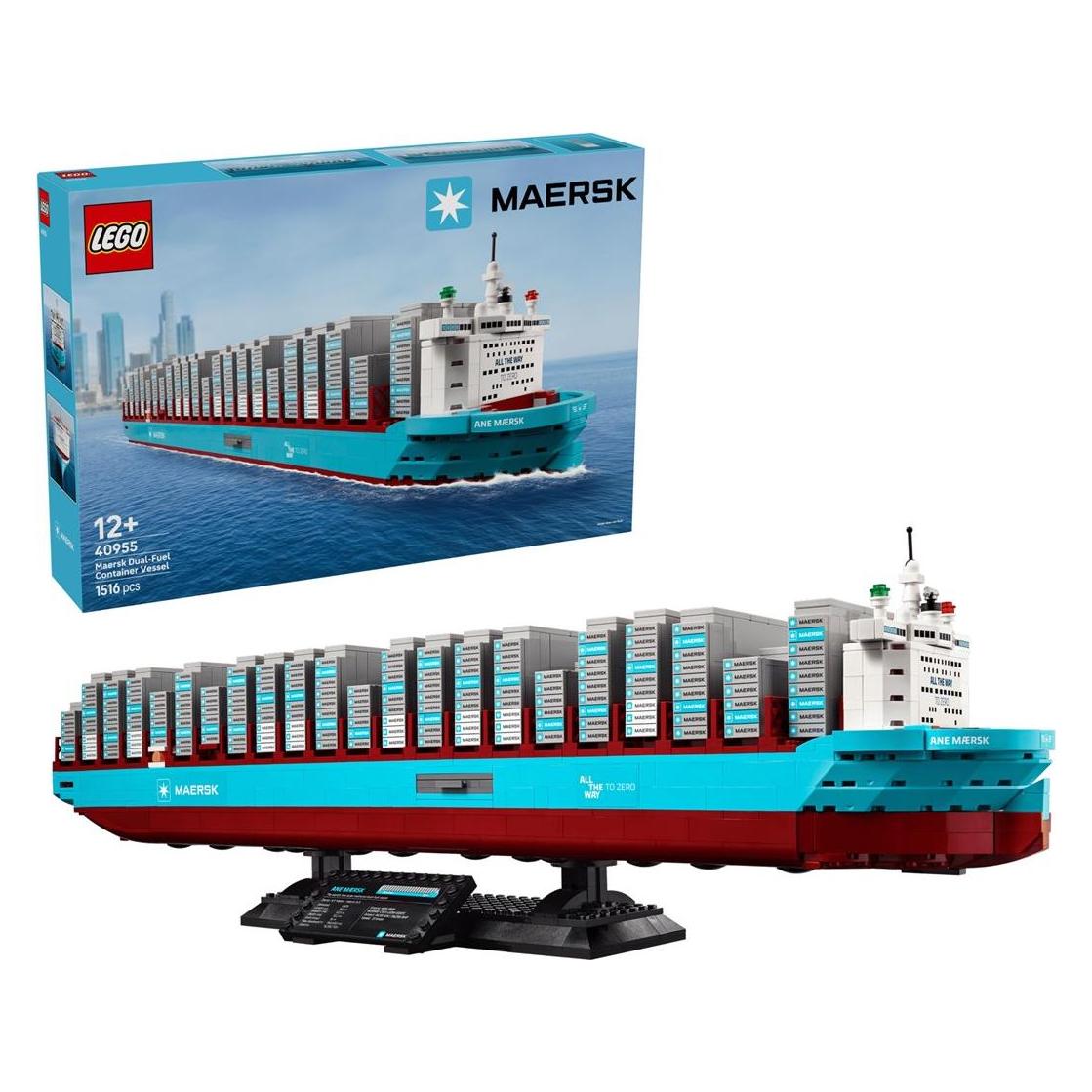 LEGO Maersk-Containerschiff mit Zweistoffantrieb (40955) (40955)