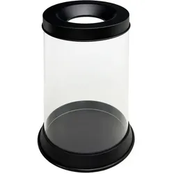 Papierkorb Orgavente GRISU KRIL transparent 110L feuersicher selbstlöschender Papierkorb