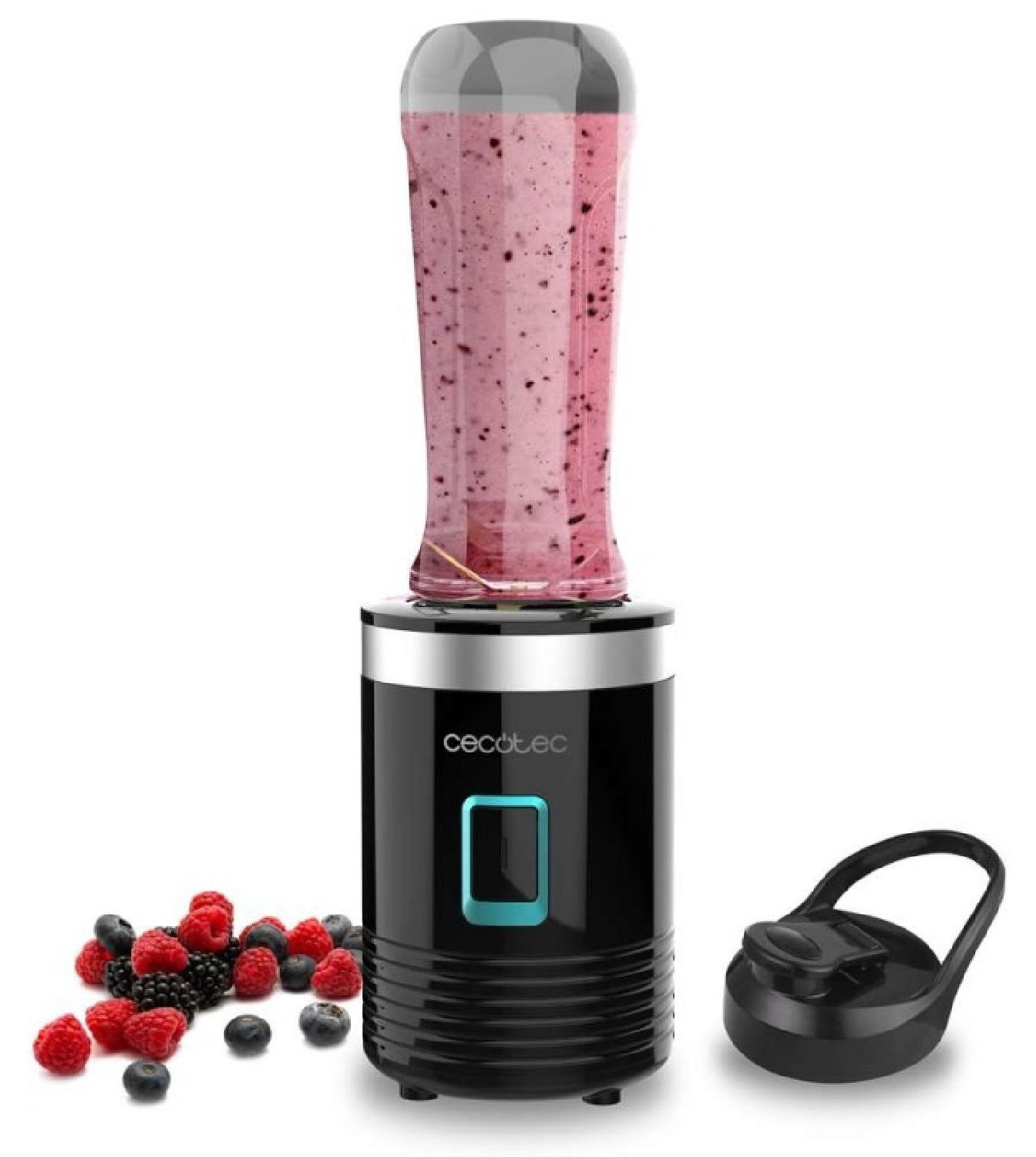 Cecotec Power Titanium 350 Blender met glazen beker, 600 ml, zwart