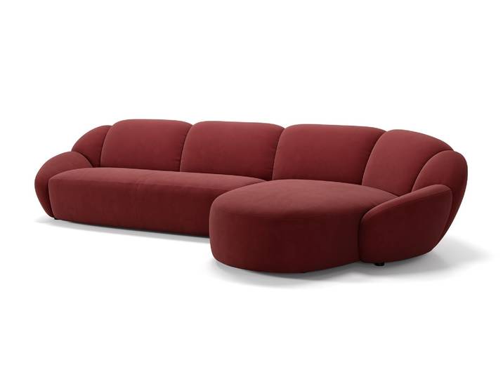 Stoff Ecksofa CAPRI L-Form Designgarnitur Eckcouch Polsterecke Designer Couch