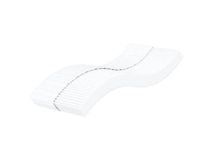vidaXL Schaumstoffmatratze Weiß 90x210 cm Härtegrad H2 H3