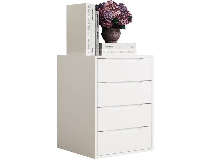 Houten nachtkastje Bijzettafel Lade Console Nachtkastje Malira M