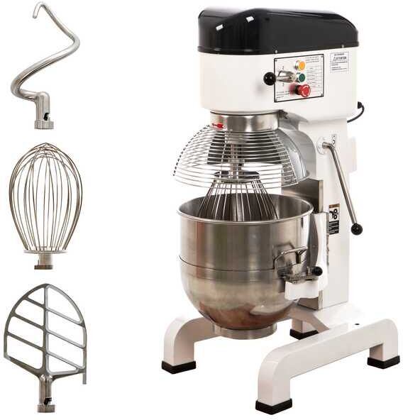 Prismafood iLine MZPL040 - Profi - Planetenrührmaschine -40 l Schüssel aus Edelstahl