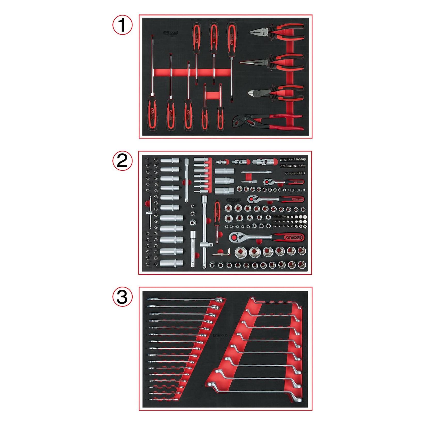KS Tools Universal Systemeinlagen-Satz (713.0215)