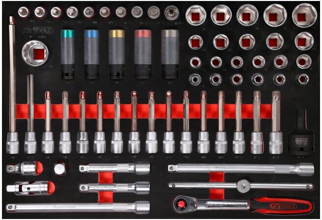 KS Tools Jeu de douilles tournevis 1/2