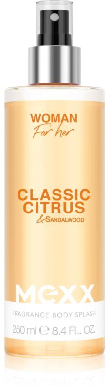 Mexx Woman Classic Citrus & Sandalwood New erfrischendes Bodyspray für Damen 250 ml